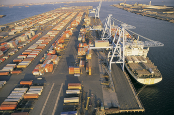 View of port.