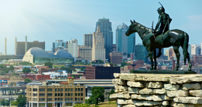 Photo of a statue in Kansas City, Missouri