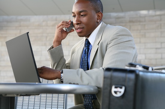Man talking on the phone