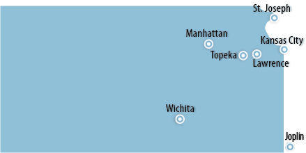 Kansas Area Map