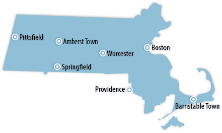 Massachusetts Area Map